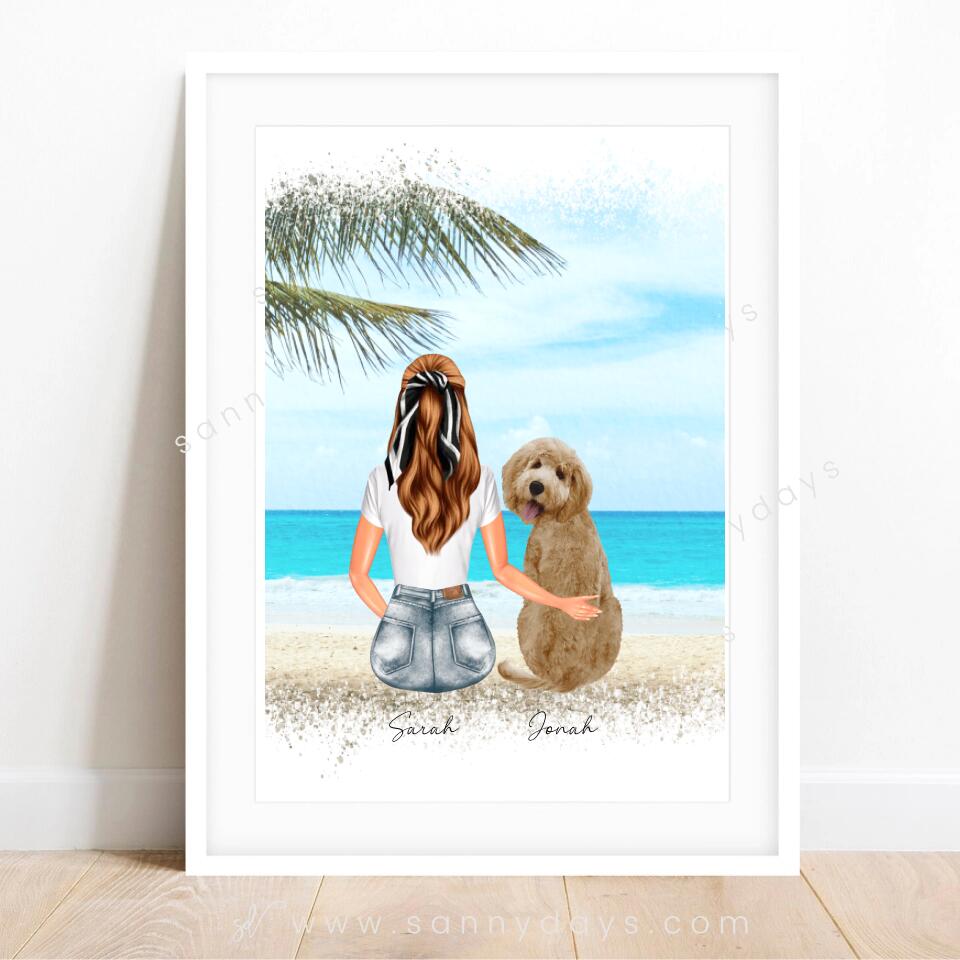 Female 1 Dog - POSTER