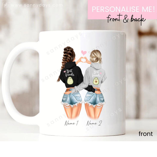 Beste Vriendinnen Hoodie Hart - MOK