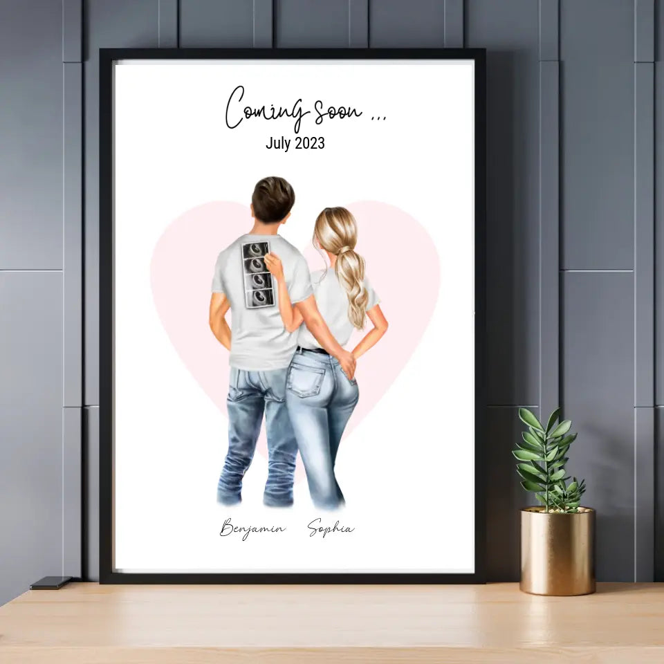 Koppel Zwanger - POSTER