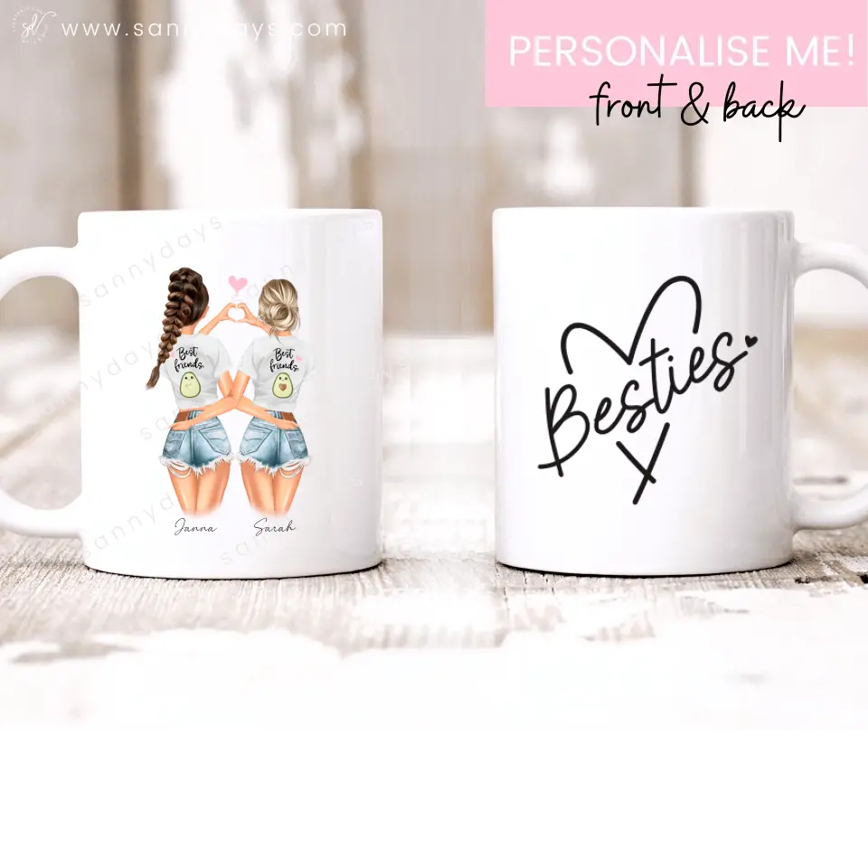 Best Friends Heart - MUG