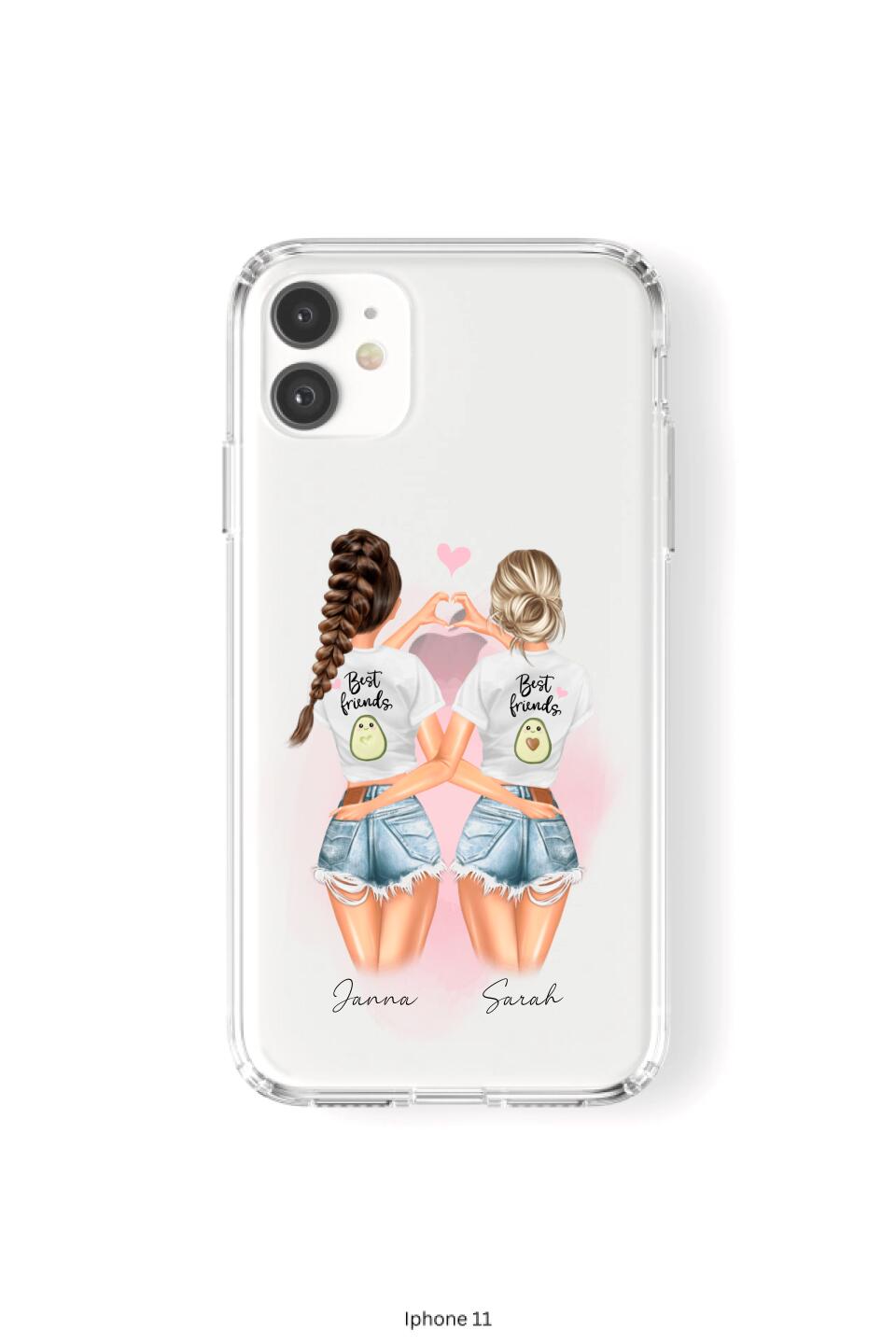 Beste Vriendinnen Hart - TELEFOONHOESJE