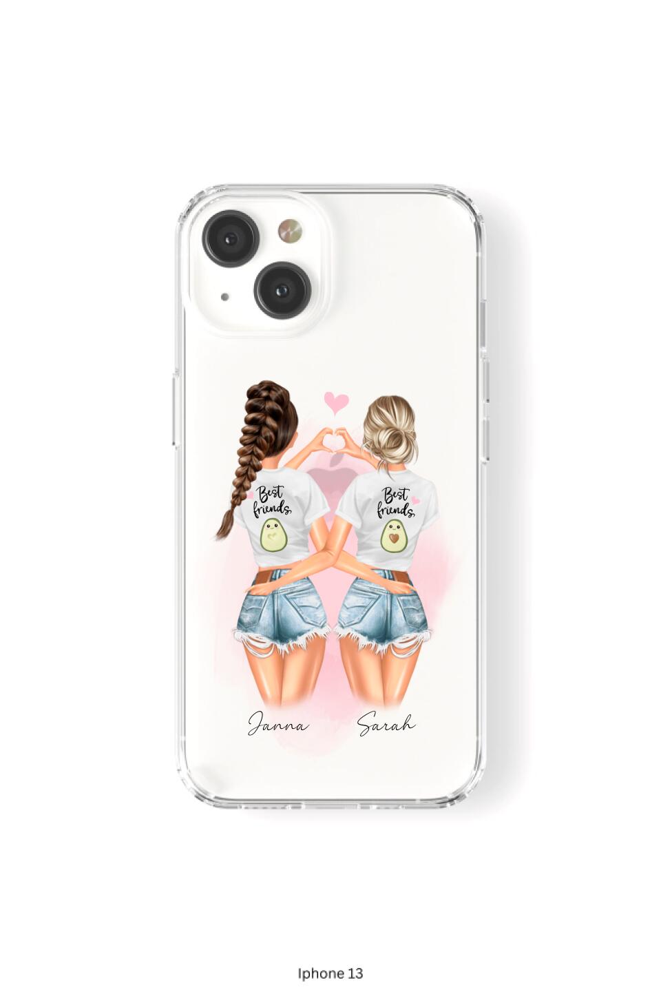 Beste Vriendinnen Hart - TELEFOONHOESJE