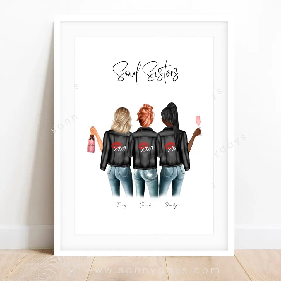 3 Vriendinnen Jackets - POSTER