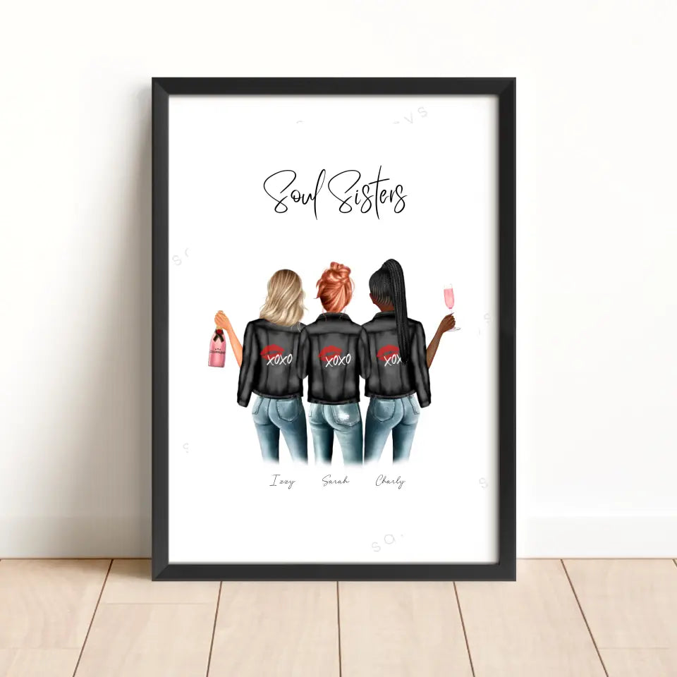 3 Vriendinnen Jackets - POSTER