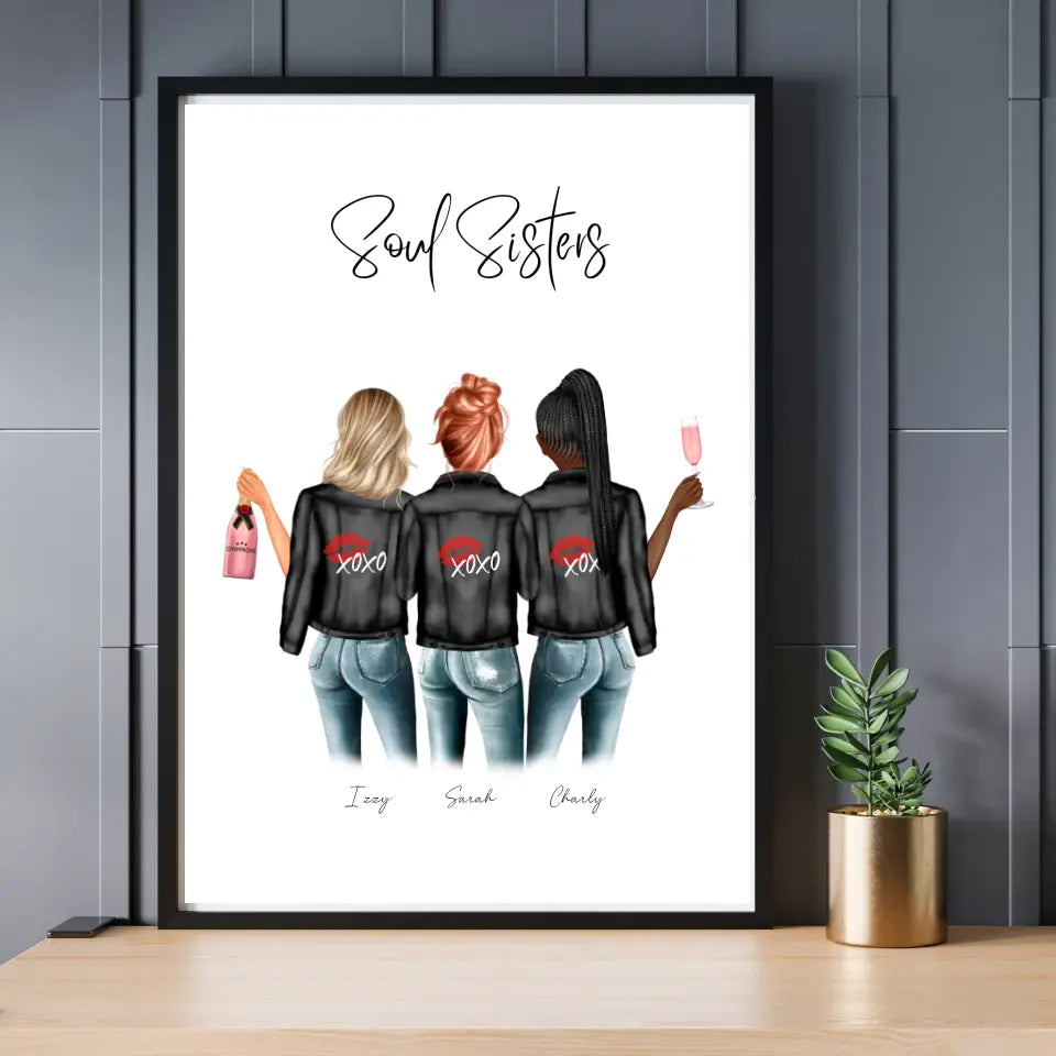 3 Vriendinnen Jackets - POSTER