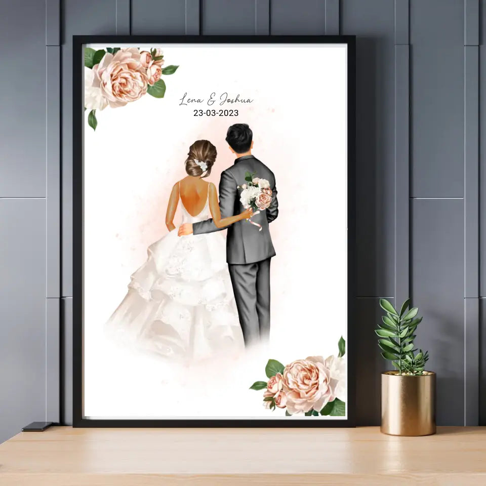 Bruiloft Bloemen - POSTER